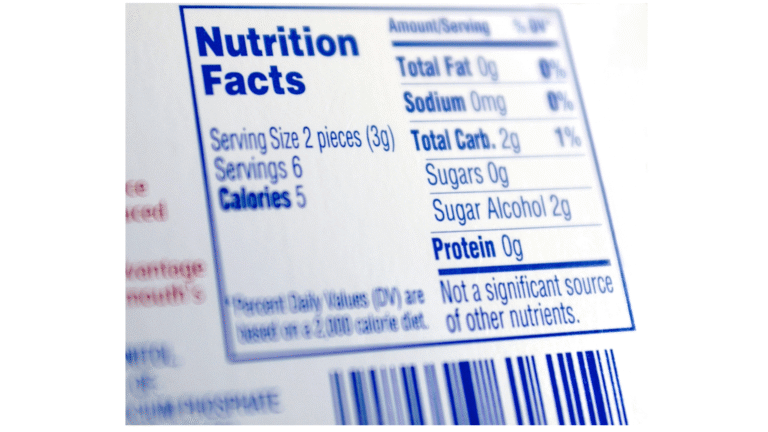 food allergen label
